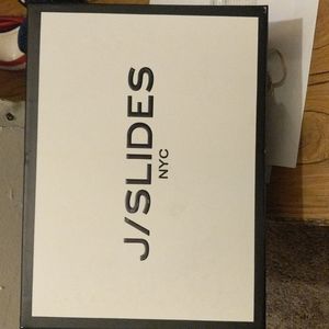 J Slides Grey shearling Brooke